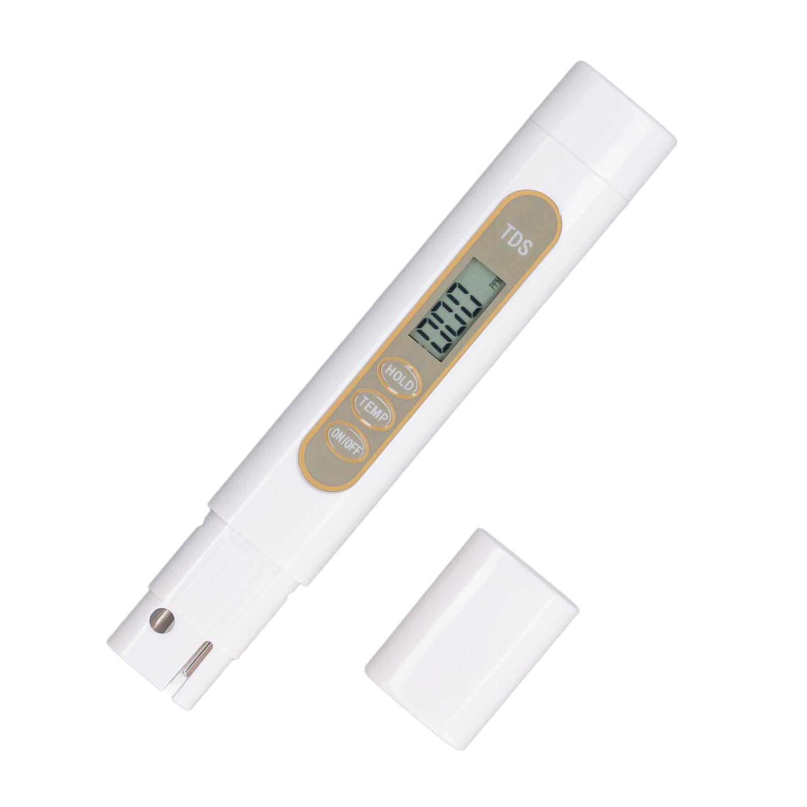 

TDS Meter 3 Key High Accuracy Digital Water Quality Tester Portable Testing Kit with Backlit