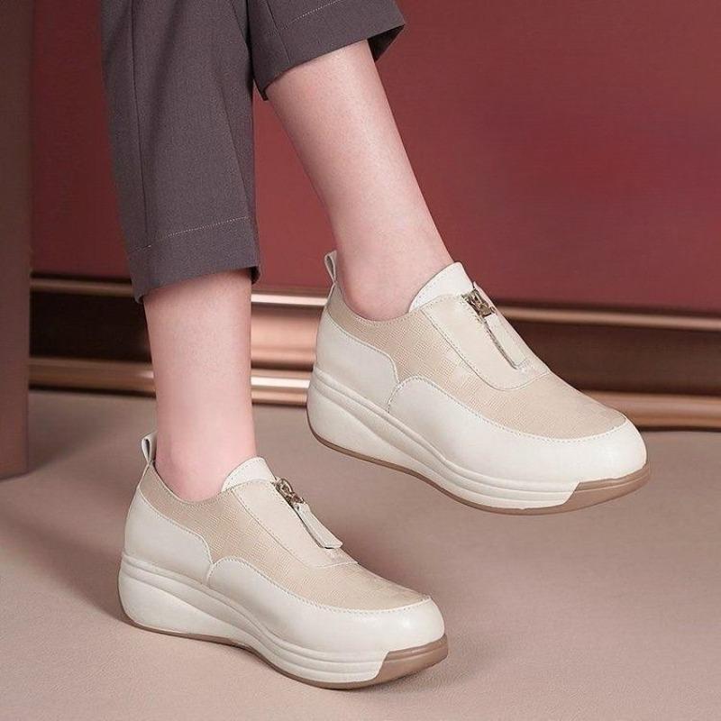 New Style Breathable Soft Leather Shoes - Soft Sole Single Shoes - Women's Casual Versatile Shoes