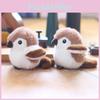 Charming Plush Sparrow Keychain Cozy Stuffed Animal Pendant For Bags And Keys