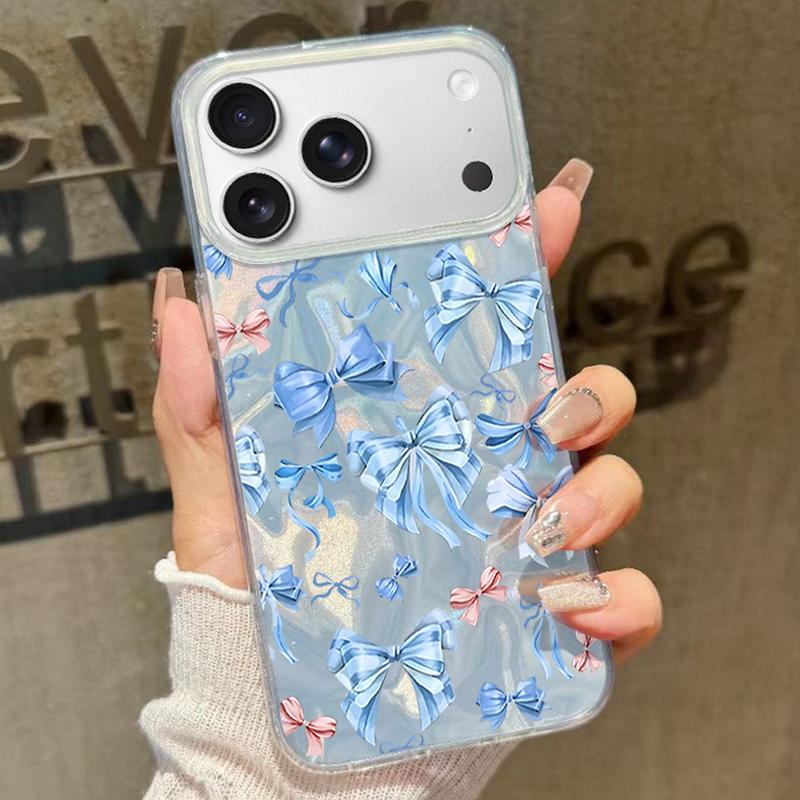 Small Case For iPhone 17 Air 16e 16 15 14 Pro Max 13 17 Pro Max Shockproof Colorful Butterfly Pattern Hard PC Phone Cover