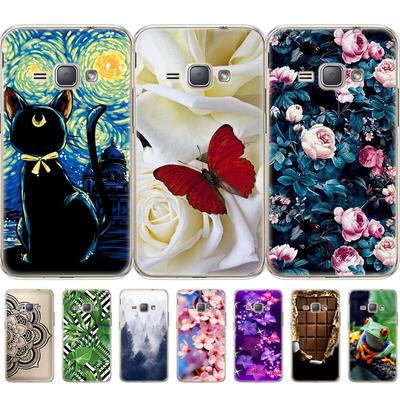 Měkké pouzdro TPU pro Samsung Galaxy J1 2016 J120 J120F SM-J120F zadní Kryt průhledný 360 plný ochranný coque čirý