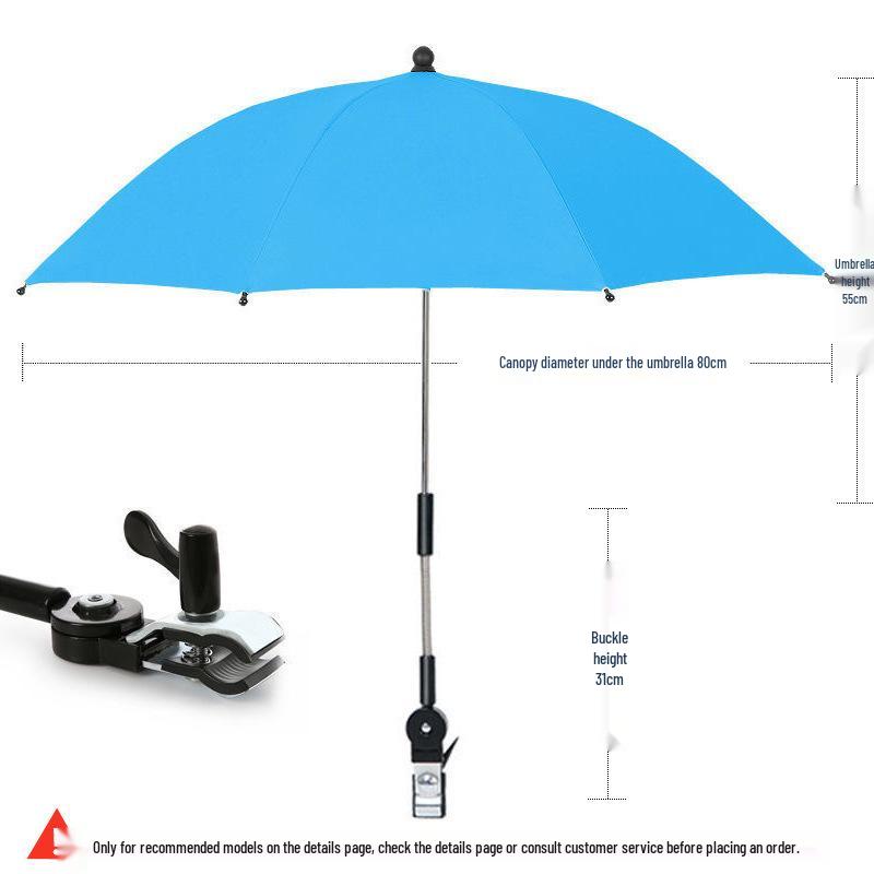 Universal Baby Stroller Sunshade Tricycle Umbrella