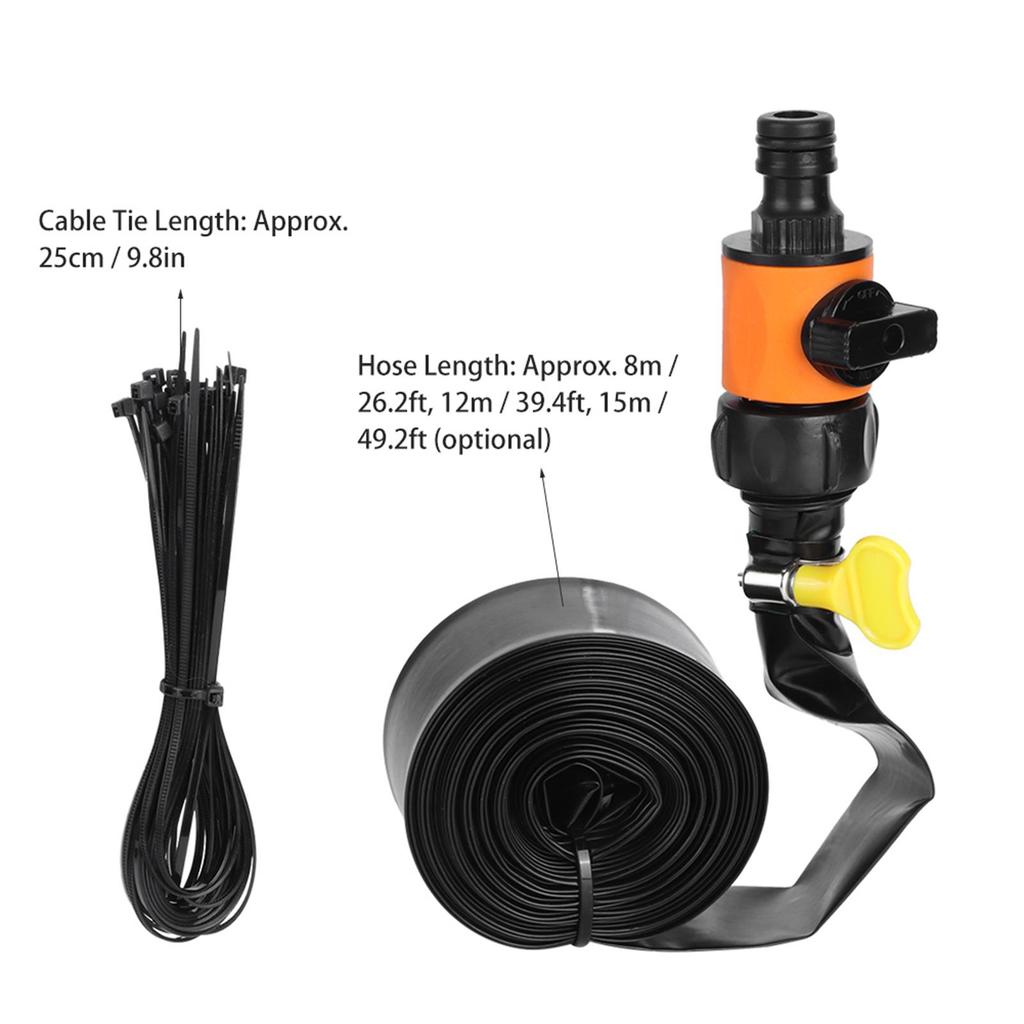 Trampoline Water Sprinkler Hose Garden Cooling Watering Tool Children Outdoor Water Toy 12m