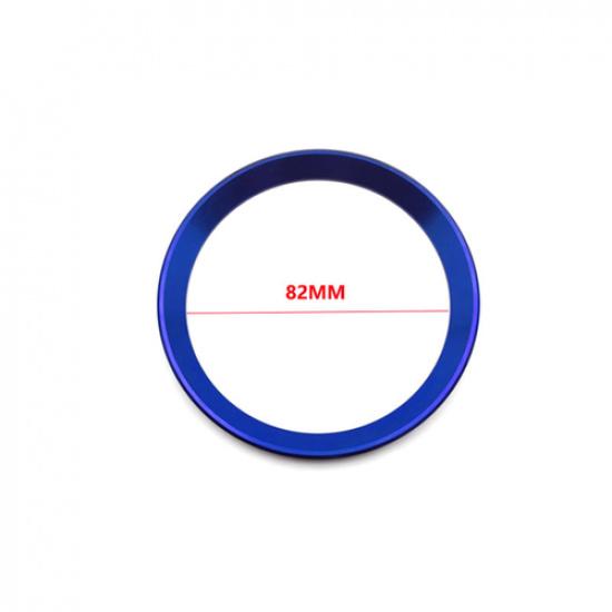 Blue  Emblem Ring Cover For BMW 1 3 4 5 7 Series X1 X1 E84 F48 X3 X5 X6