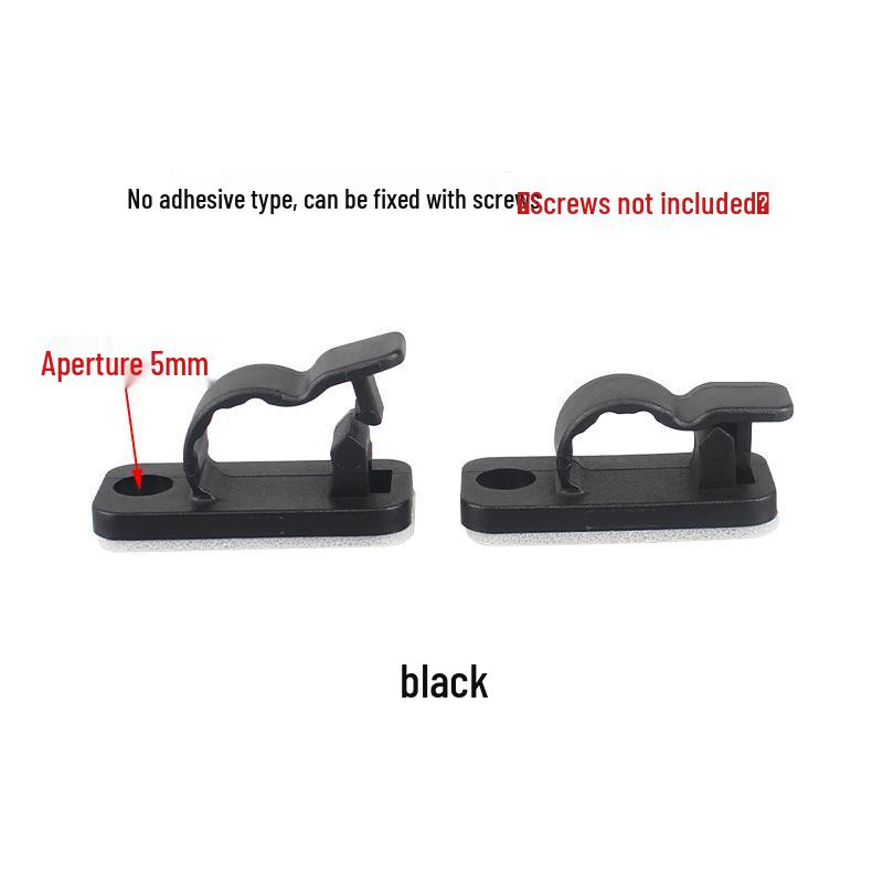 Klebe-Kabelclip-Organizer - Schreibtisch-Kabelmanagement-Lösung