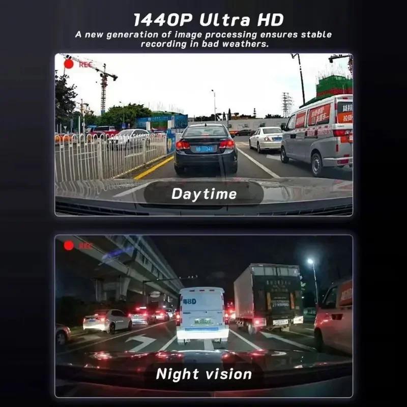 M8 Car Driving Recorder 1080P DVR Wide-angle 2-record HD Night Vision Driving Recorder Suction Cup 2-lens Car Front Inside Video
