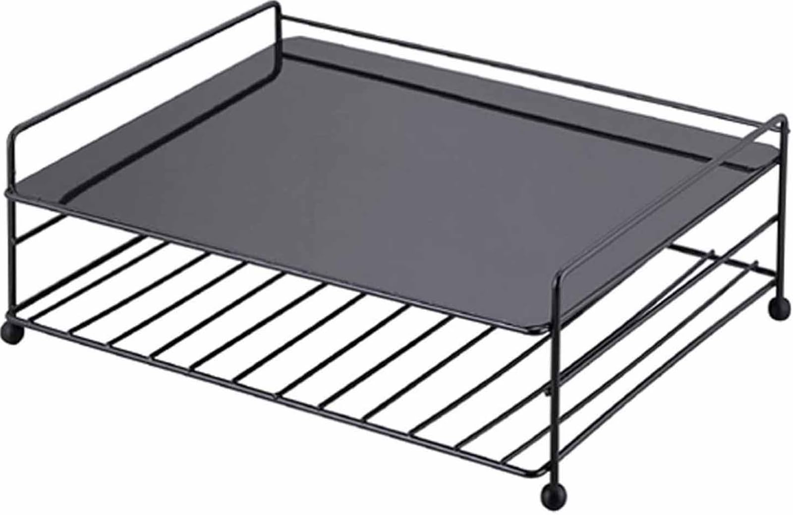 

Подставка для тостера Shimomura Kihan, 2-ярусная, над микроволновой печью, Сделано в Японии, 32,5 x 26 x 11 см, Черный, 33897, Цубаме-Сандзё