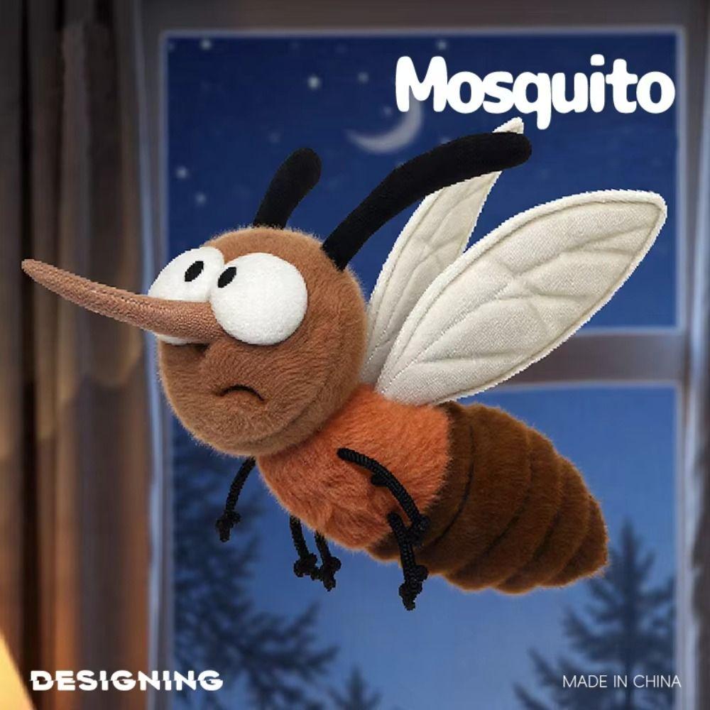 Home Decoration Mosquito Plushie Stuffed Animal Stuffed Mosquito Mosquito Insect Toy  For Children