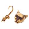 Cats Door Knocker Sculpture Cats & Mouse Ornaments Decorative Cats Mouse Deterrent Decoration Front Door Wall H