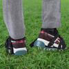 1 P  of Lawn Aerator Sandals Heavy Duty Grass Spiked Shoes with Buckle Garden Tool (4 Straps)
