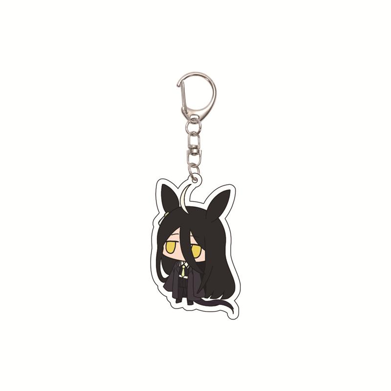 6CM Cute Anime Pretty Derby Shuttle Mejiro Mcqueen Symboli Rudolf Kawaii Acrylic Keychain Game Jewelry Cosplay Props