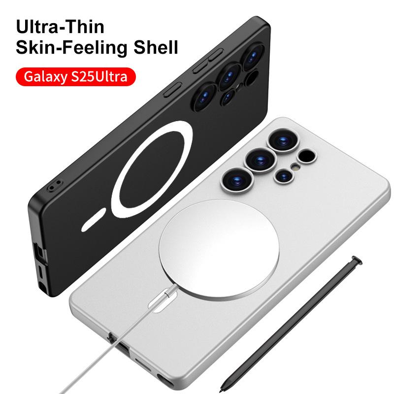 Samsung S25 Ultra Magnetic Ring Wireless Charging Protective Case