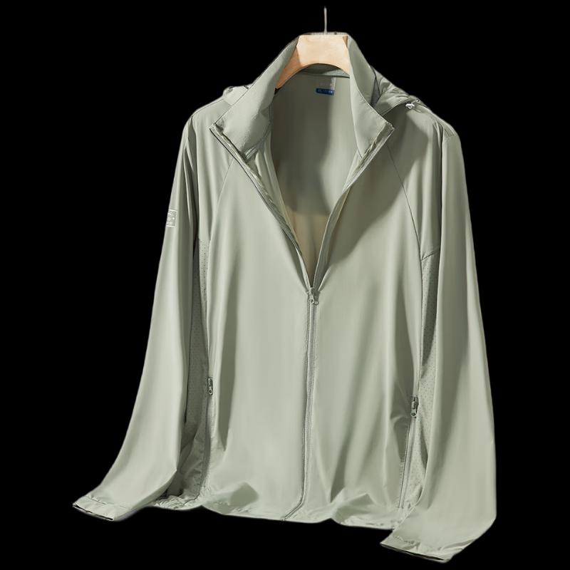 Tanbeiman Men s Detachable Hood Sun Protection Jacket