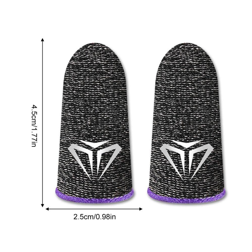 10 buc mănuși cu vârful degetelor pentru jocuri mobile pentru PUBG Gamer, rezistente la transpirație, anti-alunecare, cu ecran tactil, mânecă pentru degete, acoperire respirabilă pentru jocuri.