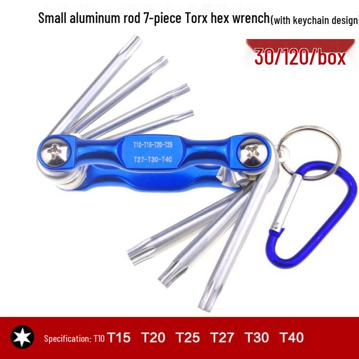 Foldable Hex Key Set: Metric, Imperial & Torx Screwdrivers