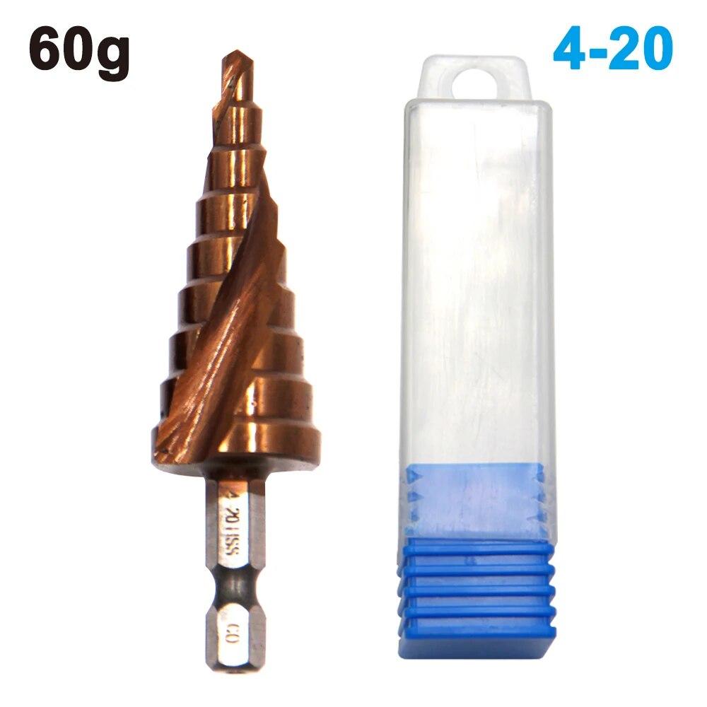 

M35 Кобальтсодержащее шестигранное спиральное ступенчатое сверло из нержавеющей стали с резьбой 4-20 мм Пагода сверло 1 шт режущий инструмент сверлильный инструмент Hexagon handle