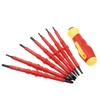 14 In 1 VDE Insulated Screwdriver Set Magnetic Bits For Electrical Repair Tools Changeable Bit Electricians Hand Tools