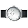 Westar Profile Leather Strap Silver Dial Quartz 50217STN107 Mens Watch