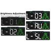 12/24H Format LED Electronic Clock Date Week 2 Alarms Large Digital Clock 3 Levels Brightness Auto-Dimmer Desk Clock Gym