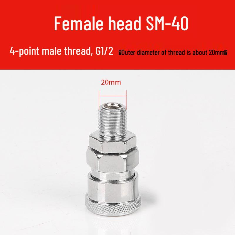 Pneumatic C-Type Quick Connector for Air Hose and Compressor Accessories