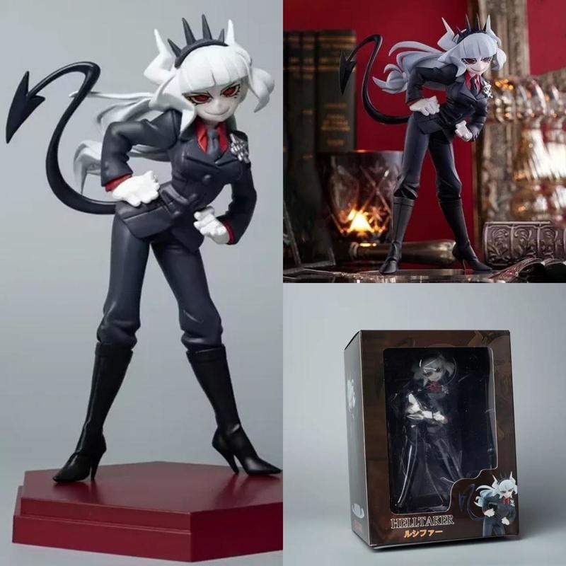 17CM HELLTAKER Lucifer Game characters Action Figure Beautiful Girl Standing Statue Desktop ornament Decor Collectible Toys Gift