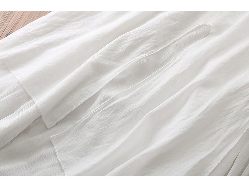 2025 Summer Irregular Hem Spray Paint Strappy Dress for Travel Photography