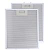 2PCS Metal Mesh Extractor Vent Filters 330*230*9mm Aluminum Cooker Hood Filter for Maintaining Kitchen Cleanliness