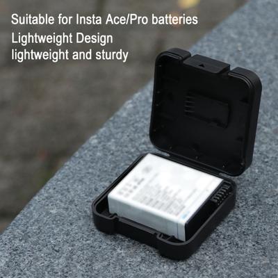 Battery Box for Insta360 Ace Pro Shock-proof Dust-proof Heavy Duty Portable Travel Action Camera Ace Pro-001 Battery Protective Storage Case