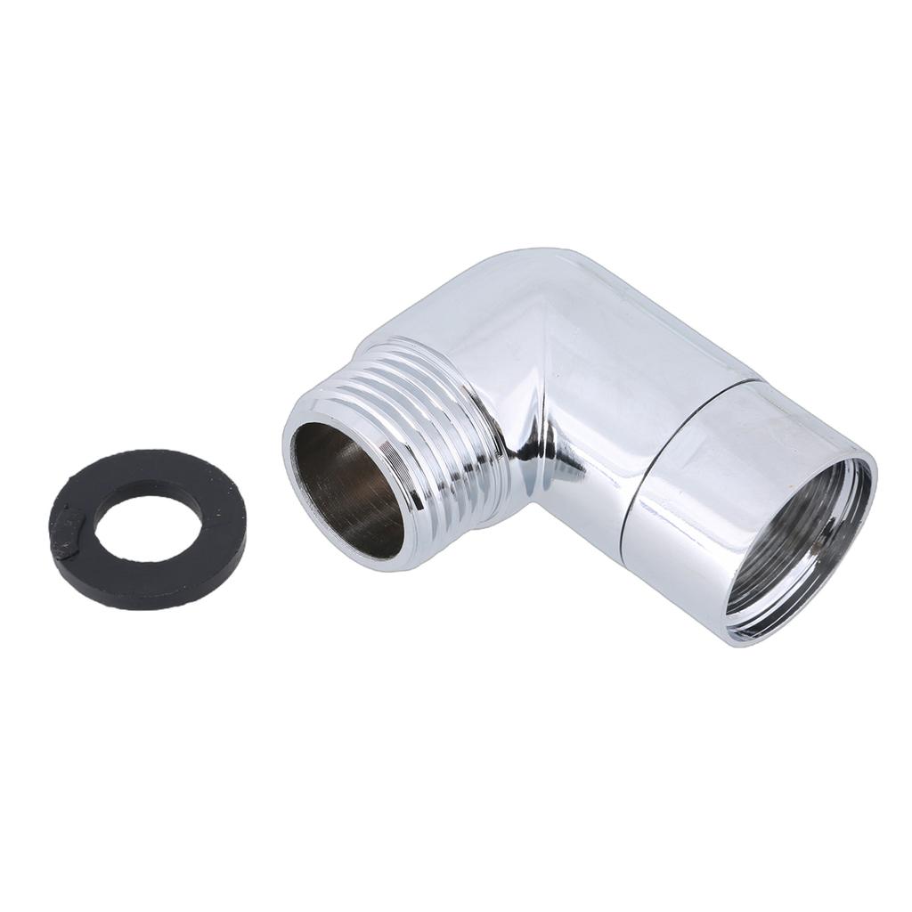 Shower Head Elbow Adapter Replacement 90 Degrees Shower Arm Elbow Adapter for Hand Showers and Wall-mounted Showers