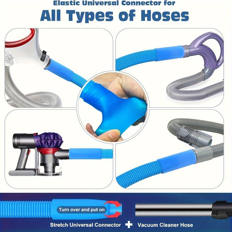 1pc Dryer Vent Cleaner Hose with Elastic Connector Flexible Laundry Vent Cleaning Hose, Cleaning tube suitable for narrow spaces