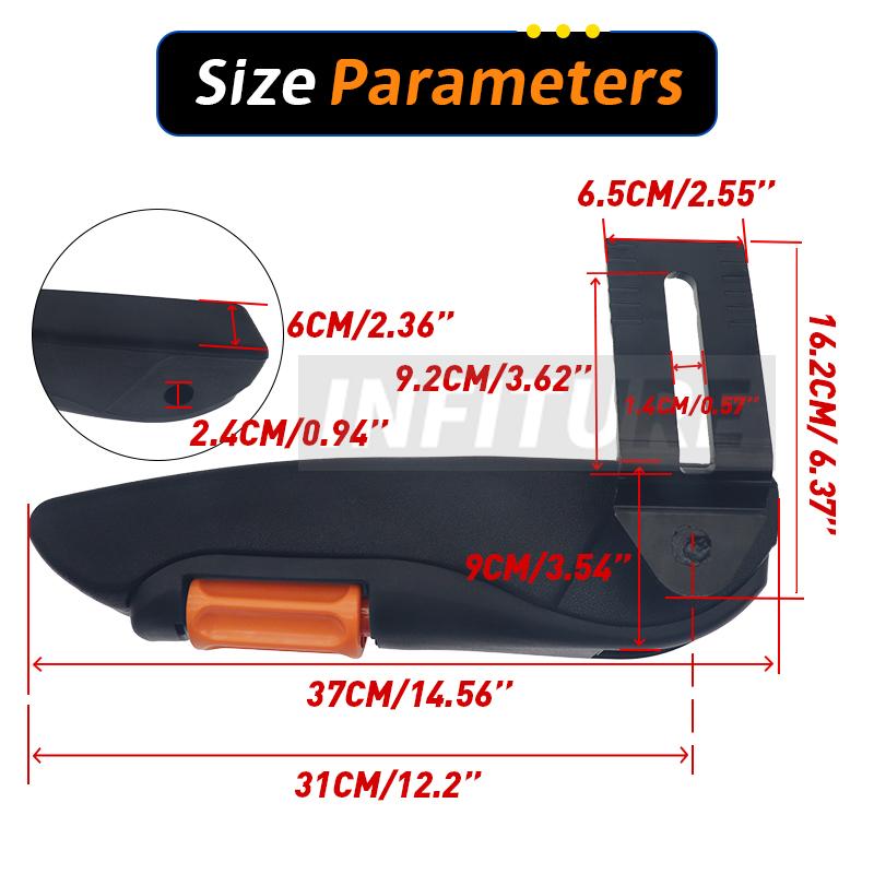 Car Universal Adjustable Left/Right Car Seat Armrest For Rv Van Motorhome Boat For Grammer Msg85 Msg95