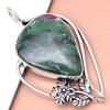 Pendant Ruby Zoisite Gemstone Gift For Her Silver Jewelry 2"