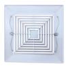 Ceiling Exhaust Fan Cover Square Ventilator Exhaust Hood Bathroom Ventilation Fan Cover for Kitchen and Toilet Use