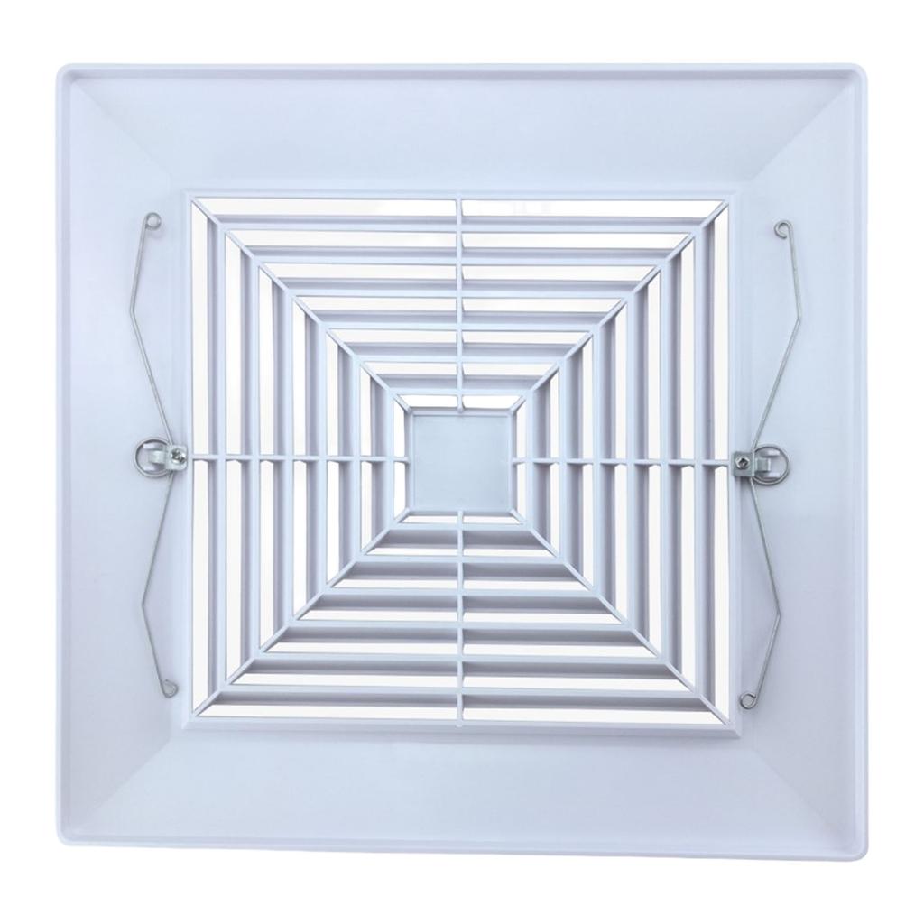 Ceiling Exhaust Fan Cover Square Ventilator Exhaust Hood Bathroom Ventilation Fan Cover for Kitchen and Toilet Use