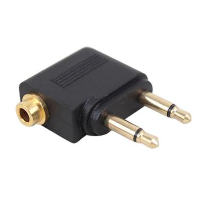 Spina convertitore adattatore audio auricolare per auricolare stereo da 3,5 mm femmina a 2 maschi