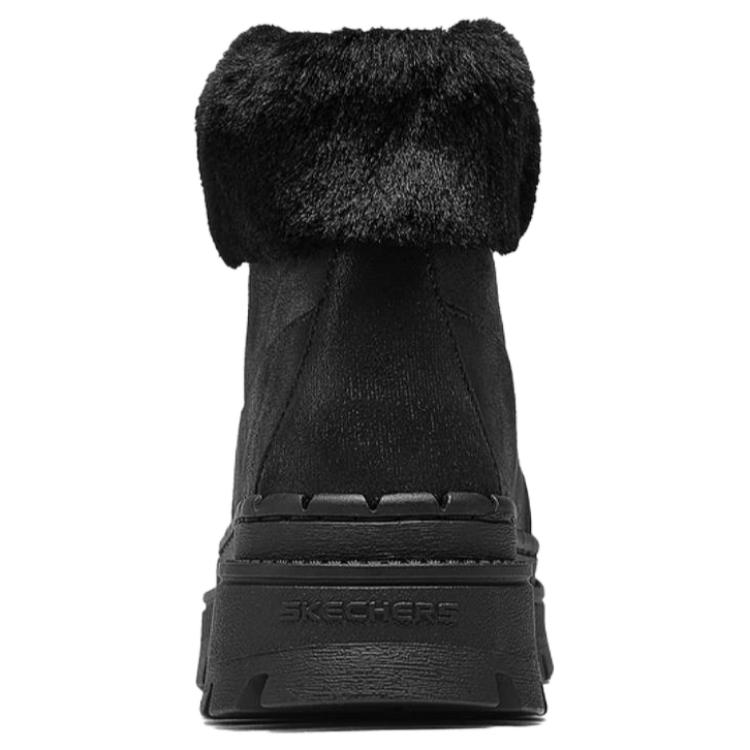 Skechers Modern Comfort Warm Durable Comfortable Versatile Short Snow Boots Women boots Black 169032-BBK