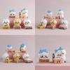 Chiikawa Action Pvc Figures Model Toy Cartoon Desktop Decoration Ornament Gifts
