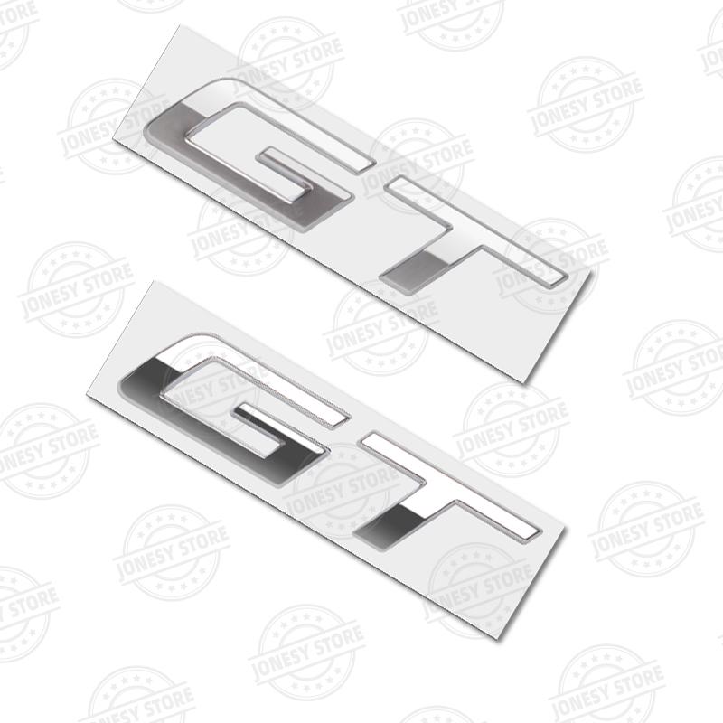 Auto Metal New GT Logo 3D Badge Lettering Decals Trunk Sticker For r333 301 306 307 308 3008 407 508 2008 RCZ Car Styling 333r