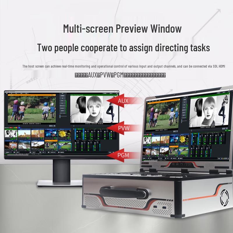 Tianyingshitong TY-L100 4-Channel HD Live Broadcast Switcher