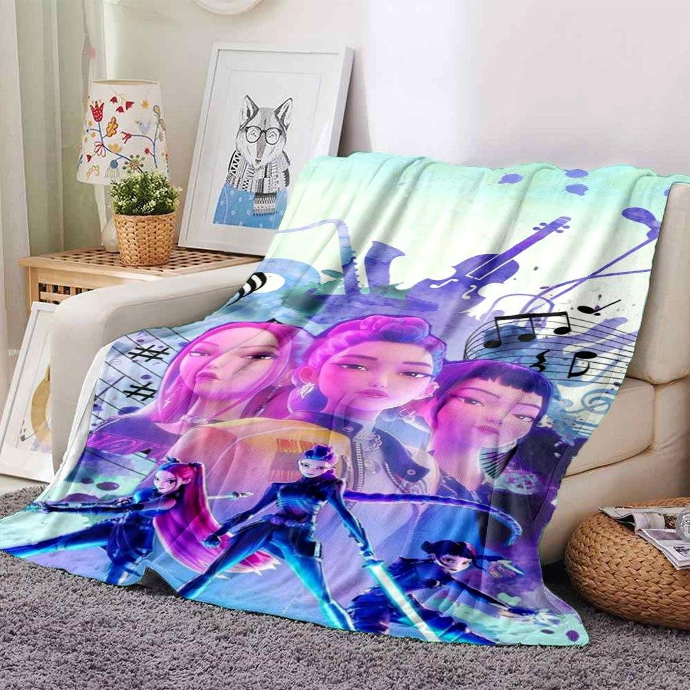 

1pc Hunter X Kopo group - Themed Flannel Blanket - Suitable for Bed, Home Decor, Graduation Gifts, Easter, Back to School, ChristmasA10 80cmx120cm(31inx47in)