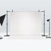 10ft X 10ft Pipe and Drape Kit, Heavy Duty Backdrop Stand with Carbon Steel Base, Adjustable Backdrop Support with 6 Clamps and A Carry Bag for