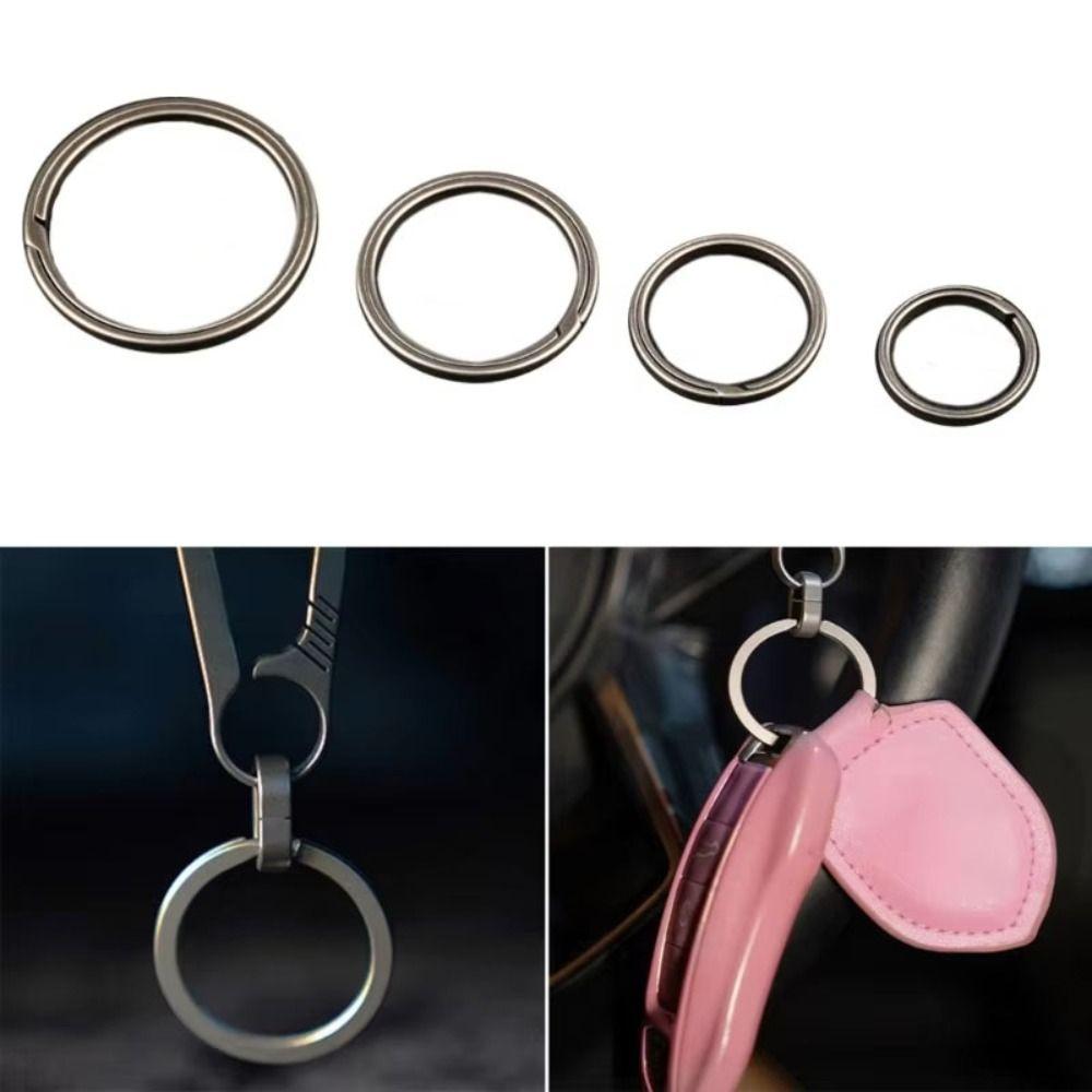 Simple Keychain Buckle Stylish Split Keychain Ring Portable Carabiner Keychain  Connecting Clasps