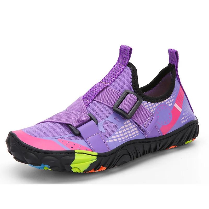 Children Beach Aqua Shoes Boy Girl Barefoot Water Shoes Quick-Dry Drainage Diving Swim Sandals Kids Fishing Surf Wading Sneakers