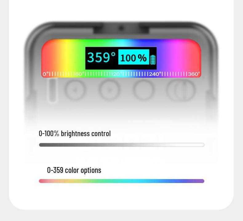 Ulanzi VL49 RGB Portable Mini Fill Light for Photography, Live Streaming, and Selfie Cameras