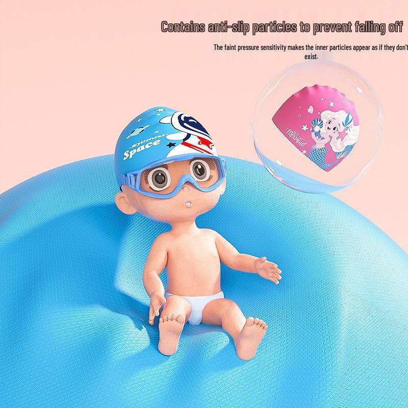 Youyou Children's Silicone Cartoon Swimming Cap