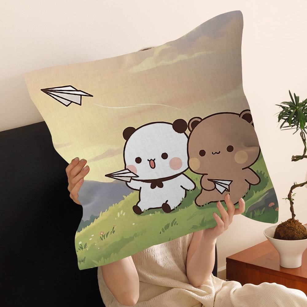 Anime Cute Dudu Bubu Pillow Cushion Cover Pillowcase Living Room Sofa Home Decor