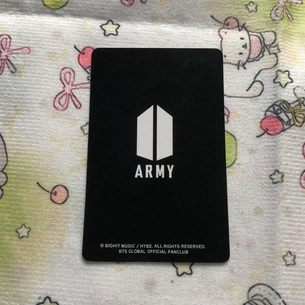 [USED] BTS Jungkook JK GOLDEN Purchase Bonus JPFC Fan Club Trading Card