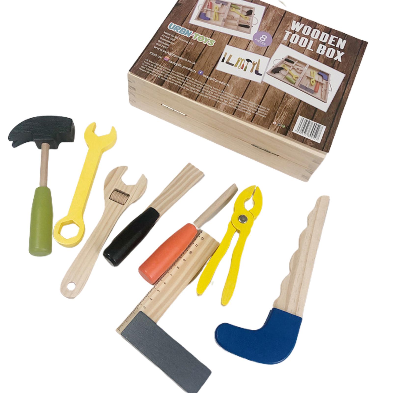 Wooden Carrying Tool Case Toys Pretend Disassembly Nut Toy For Children China Mainland