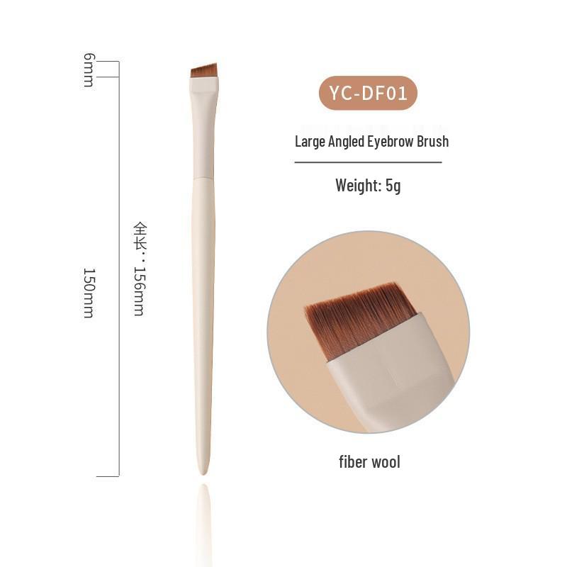 Pincel Angulado en Forma de Hoz para Delineador de Ojos y Cejas para Maquillaje Bajo los Ojos