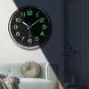 Wall Clock Glowing Silent Luminous Easy-to-Read Bedroom Living Room Minimalistic Wall Clock for Elderly